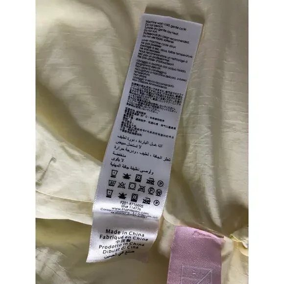 3.1 Phillip Lim Duvet Puffer Jacket Insulated Outdoor Winter Pastel Yellow M - Picture 11 of 11